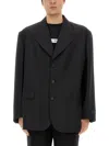 Mm6 Maison Margiela Wool Blend Jacket Back Vent