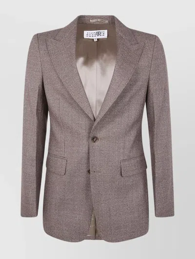 MM6 MAISON MARGIELA TAILORED JACKET WITH BACK VENT AND FLAP POCKETS