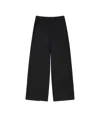 Mm6 Maison Margiela Tailored Wool-canvas Trousers In Black