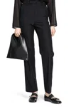 Mm6 Maison Margiela Tailored Wool Trousers In Black