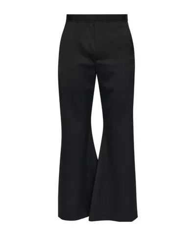 Mm6 Maison Margiela Tailored Wool Trousers In Black