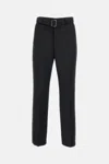Mm6 Maison Margiela Mm6 By Maison Margiela Tailored Black Trousers With Front Zip In Black