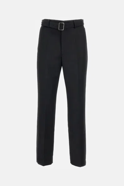 Mm6 Maison Margiela Mm6 By Maison Margiela Tailored Black Trousers With Front Zip