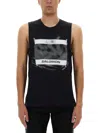 Mm6 Maison Margiela Mm6 X Salomon Edition Crewneck Tank Top Black