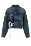 Mm6 Maison Margiela Mm6 By Maison Margiela Tape Denim Jacket In Multi