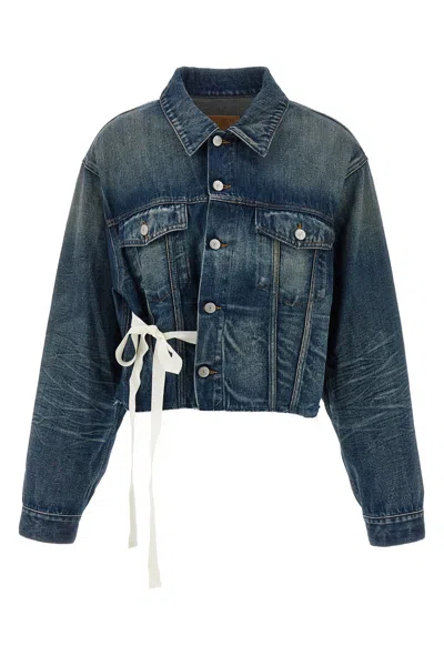 MM6 MAISON MARGIELA TAPE DENIM JACKET