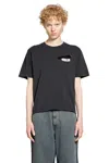 Mm6 Maison Margiela T-shirt With Numeric Patch And Tape Detail In Black