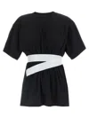 Mm6 Maison Margiela Tape-embellished T-shirt In Multicolor