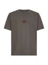 Mm6 Maison Margiela Taupe Jersey Numeric Signature T-shirt