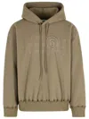 Mm6 Maison Margiela Taupe Polyester Sweatshirt In Green