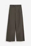Mm6 Maison Margiela Taupe Virgin Wool Pants