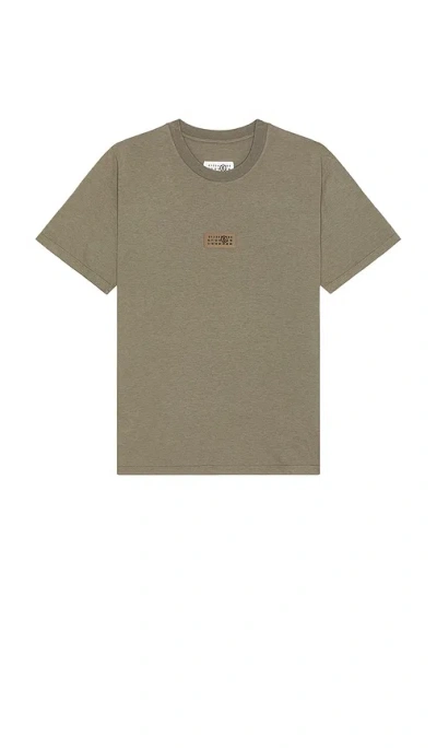 Mm6 Maison Margiela Tee In Green