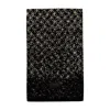 Mm6 Maison Margiela Textured Gradient Wool Scarf In Black