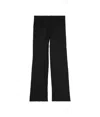 Mm6 Maison Margiela Textured Trousers In Black