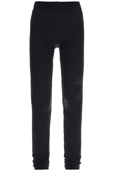 Mm6 Maison Margiela Thermal Leggings By Mm6 Maison Margi In Black