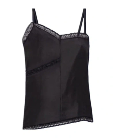 MM6 MAISON MARGIELA MM6 MAISON MARGIELA LACE-DETAILED TOP
