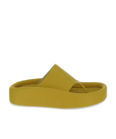 Mm6 Maison Margiela Thong-strap Sandals In Brown