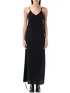 Mm6 Maison Margiela Mm6 By Maison Margiela Three Way Silk Dress With Deep V-neckline