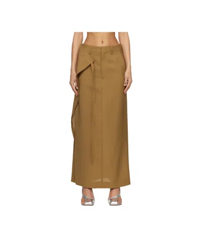 MM6 MAISON MARGIELA TIE MAXI SKIRT