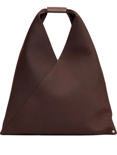 Mm6 Maison Margiela Timeless Japanese Tote Bag In Brown