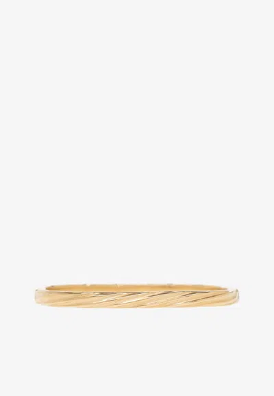 Mm6 Maison Margiela Timeless Silver Bracelet In Gold