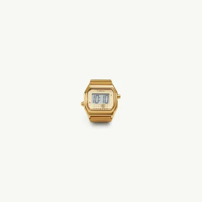 Mm6 Maison Margiela Timex X Mm6 T80 Ring Watch In Gold