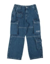 Mm6 Maison Margiela Toddler Boy Jeans Blue Size 6 Cotton In Blue
