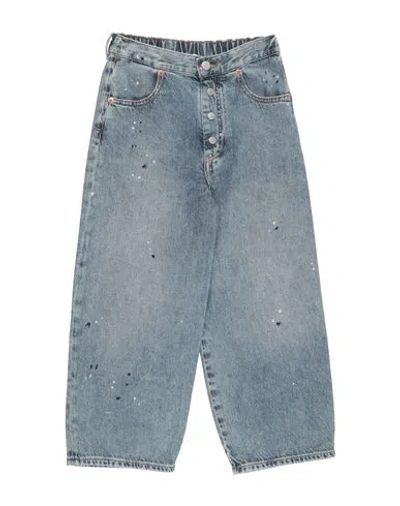 Mm6 Maison Margiela Babies'  Toddler Boy Jeans Blue Size 6 Cotton