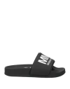 Mm6 Maison Margiela Toddler Boy Sandals Black Size 10c Rubber In Black