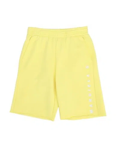 Mm6 Maison Margiela Babies'  Toddler Boy Shorts & Bermuda Shorts Yellow Size 4 Cotton