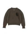 Mm6 Maison Margiela Babies'  Toddler Boy Sweater Military Green Size 6 Wool, Nylon, Acrylic