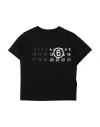 Mm6 Maison Margiela Toddler Boy T-shirt Black Size 6 Cotton In Black