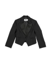 Mm6 Maison Margiela Toddler Girl Blazer Black Size 6 Polyester, Virgin Wool, Elastane, Acetate, Nylo In Black