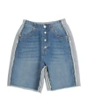 Mm6 Maison Margiela Toddler Girl Denim Shorts Blue Size 6 Cotton In Blue