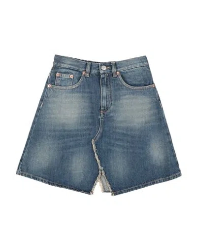 Mm6 Maison Margiela Babies'  Toddler Girl Denim Skirt Blue Size 6 Cotton