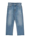 Mm6 Maison Margiela Toddler Girl Denim Pants Blue Size 6 Cotton In Blue