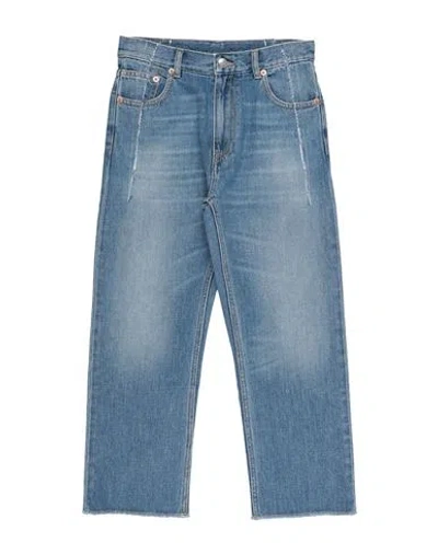 Mm6 Maison Margiela Babies'  Toddler Girl Denim Pants Blue Size 6 Cotton