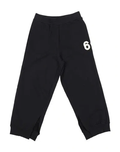 Mm6 Maison Margiela Babies'  Toddler Girl Pants Black Size 6 Cotton