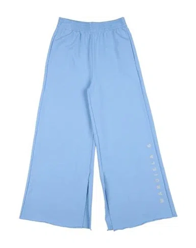 Mm6 Maison Margiela Babies'  Toddler Girl Pants Light Blue Size 6 Organic Cotton