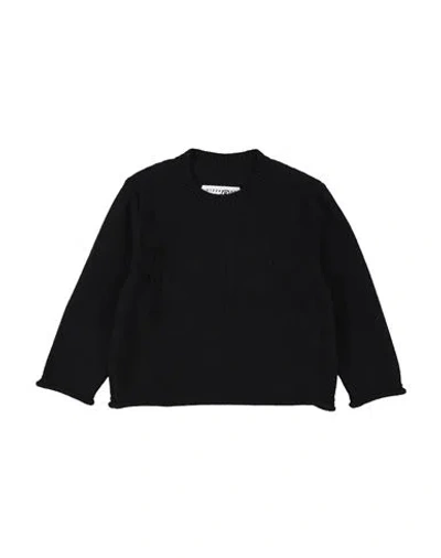 Mm6 Maison Margiela Babies'  Toddler Girl Sweater Black Size 6 Cotton, Wool