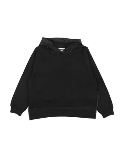 Mm6 Maison Margiela Babies'  Toddler Girl Sweatshirt Black Size 6 Cotton, Elastane, Viscose
