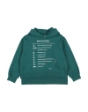 Mm6 Maison Margiela Babies'  Toddler Girl Sweatshirt Dark Green Size 6 Cotton, Elastane