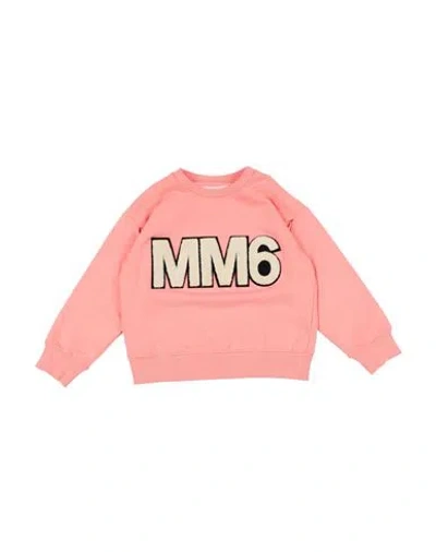 Mm6 Maison Margiela Babies'  Toddler Girl Sweatshirt Pink Size 4 Cotton
