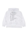 Mm6 Maison Margiela Babies'  Toddler Girl Sweatshirt White Size 4 Cotton, Elastane