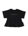 Mm6 Maison Margiela Toddler Girl T-shirt Black Size 6 Cotton