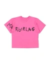 Mm6 Maison Margiela Babies'  Toddler Girl T-shirt Fuchsia Size 6 Cotton In Pink