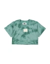 Mm6 Maison Margiela Babies'  Toddler Girl T-shirt Green Size 6 Cotton