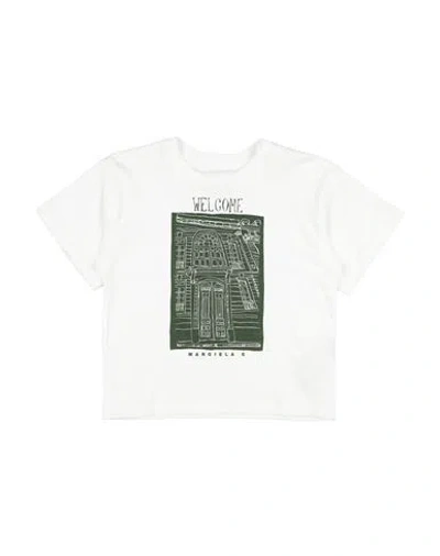 Mm6 Maison Margiela Babies'  Toddler Girl T-shirt White Size 6 Cotton