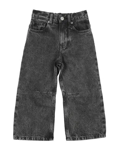 Mm6 Maison Margiela Babies'  Toddler Jeans Black Size 6 Cotton