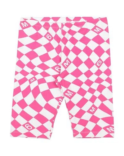 Mm6 Maison Margiela Babies'  Toddler Leggings Fuchsia Size 6 Cotton, Elastane In Pink